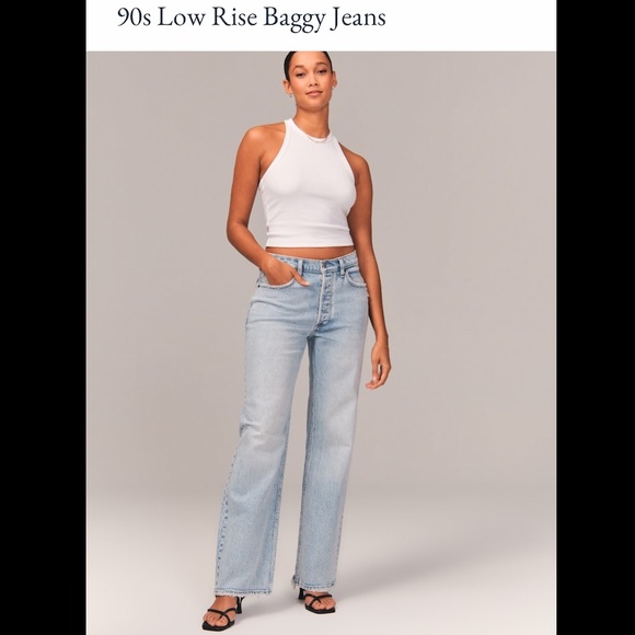 Abercrombie & Fitch Denim - NWT❗️Abercrombie & Fitch 90's Low Rise Baggy Jeans